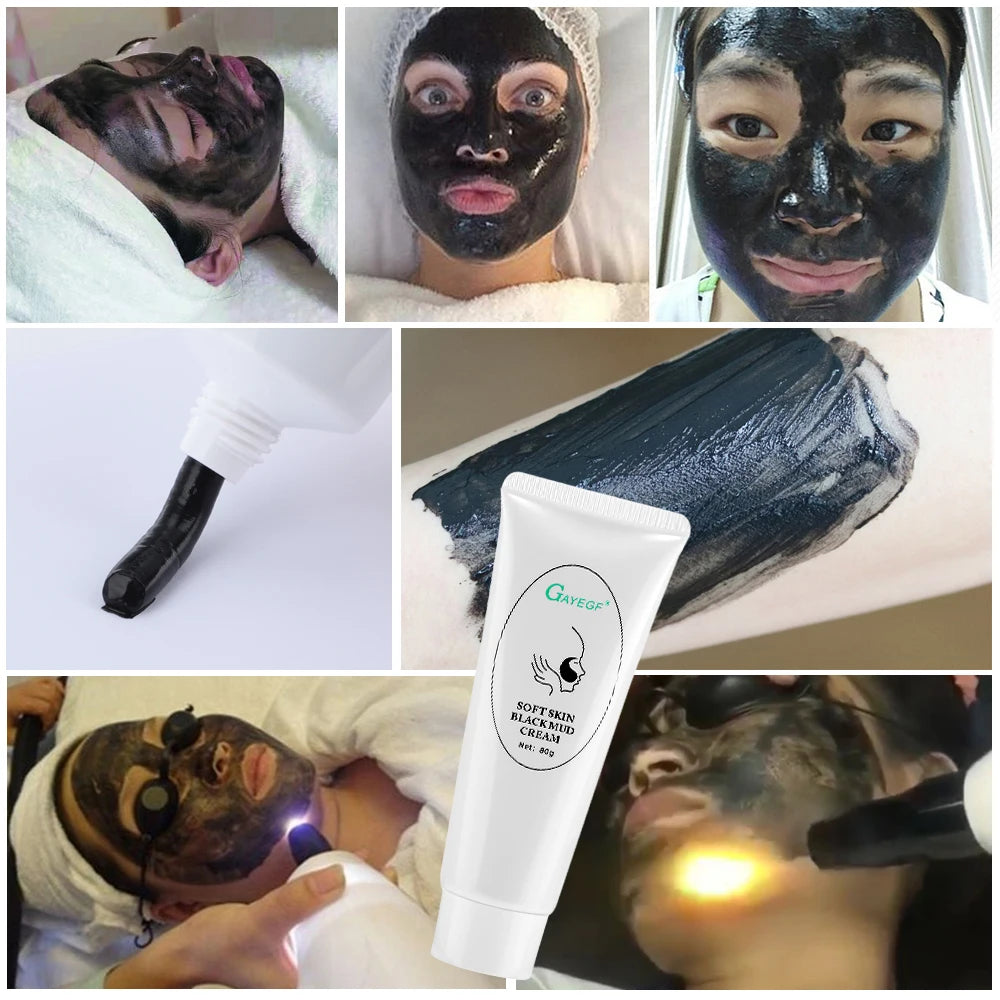 Carbon Gel Black – Face Cream Mask🖤✨
