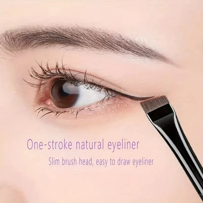 3-Piece Precision Eye – Makeup Brush Set – Angled Eyebrow, Eyeliner &amp; Ultra-Fine Eyeshadow Brushes✨