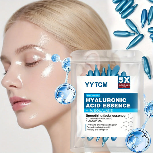 Hyaluronic Acid Capsule – Serum (30 Capsules) – Deep Moisturizing & Brightening Face Essence✨