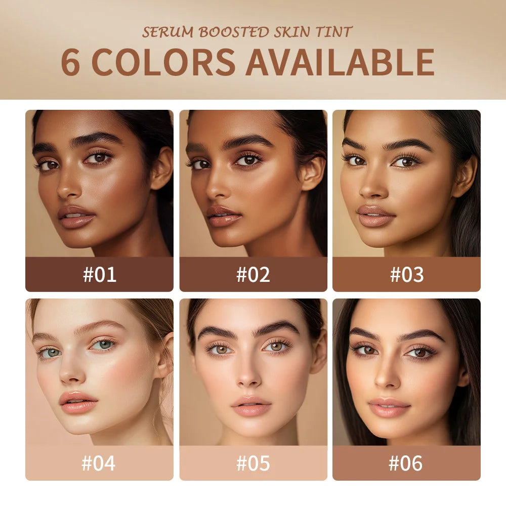 Waterproof Skin Tint Stick – Nourishing Tinted Serum Foundation Balm with Contour & Glow Finish✨