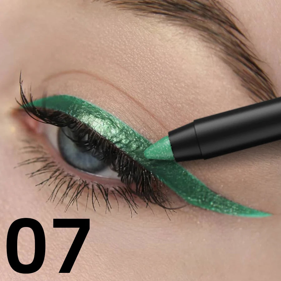 Metallic Eyeliner Pen – – Waterproof, Shimmer, High-Pigment (10-Color )✨