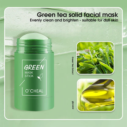 Solid Facial Mask Stick (Green Tea / Honey Peach / Charcoal Eggplant) ✨