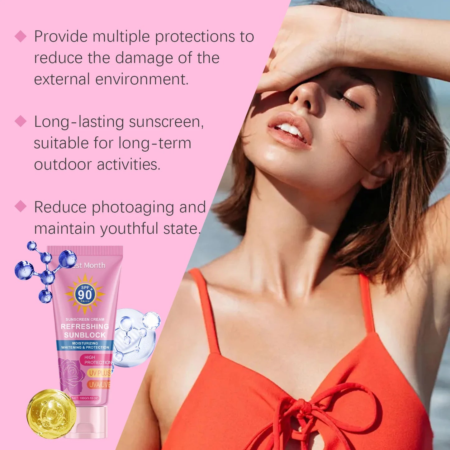 SPF 90 Uv Defense – Sunscreen Lotion✨