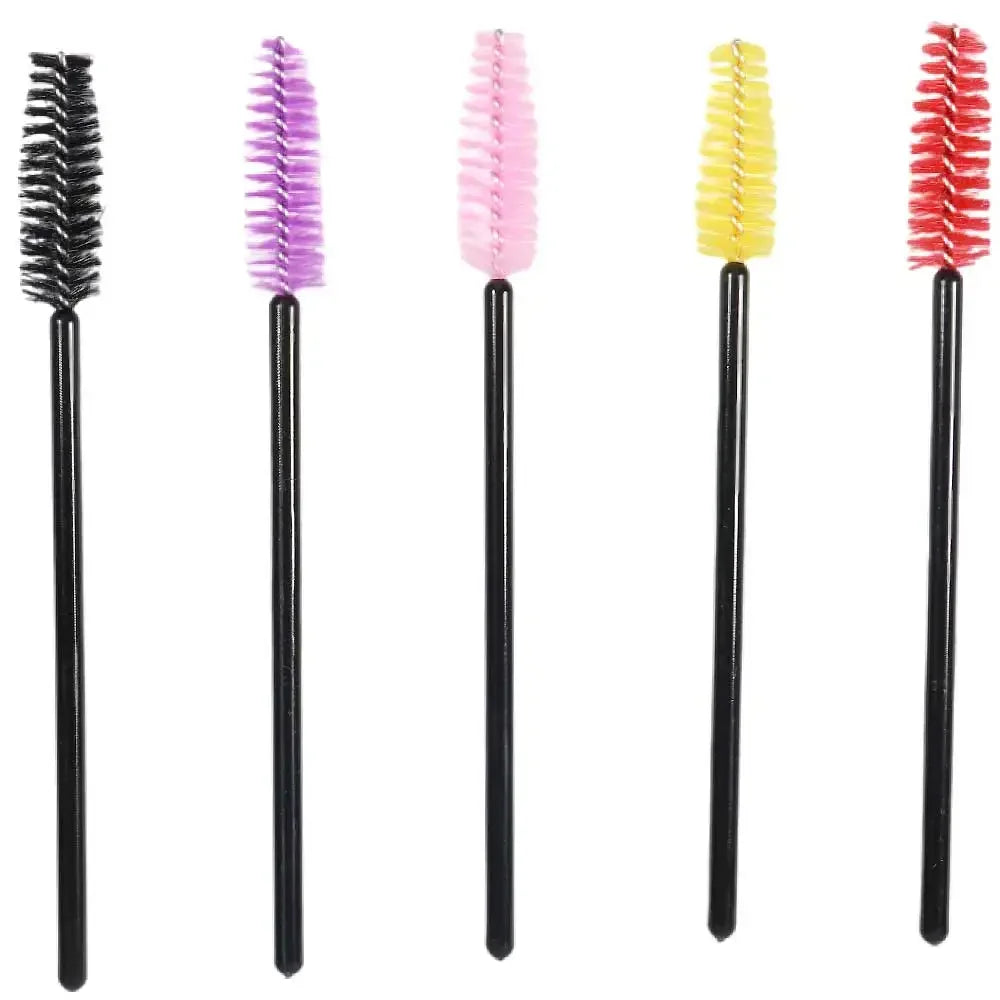 Disposable Eyelash & – Eyebrow Brushes – Crystal Handle Mascara Wands✨