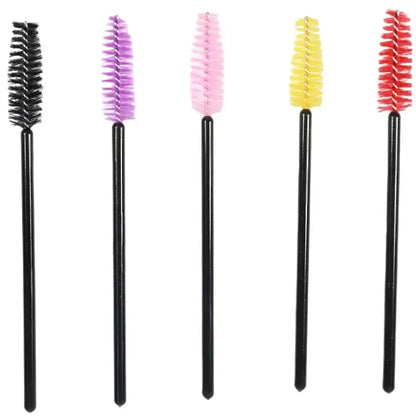 Disposable Eyelash & – Eyebrow Brushes – Crystal Handle Mascara Wands✨