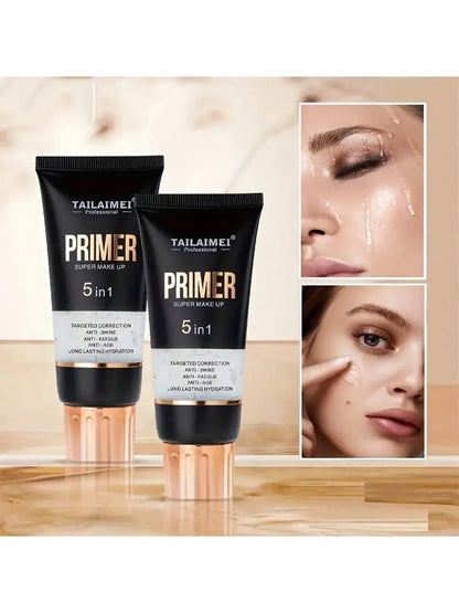 Waterproof Transparent Gel Makeup Primer – Matte Long-Lasting Foundation Base with Avocado &amp; Rose Extract✨