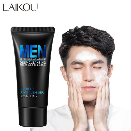 Laikou Men Facial Cleanser 50G🖤✨