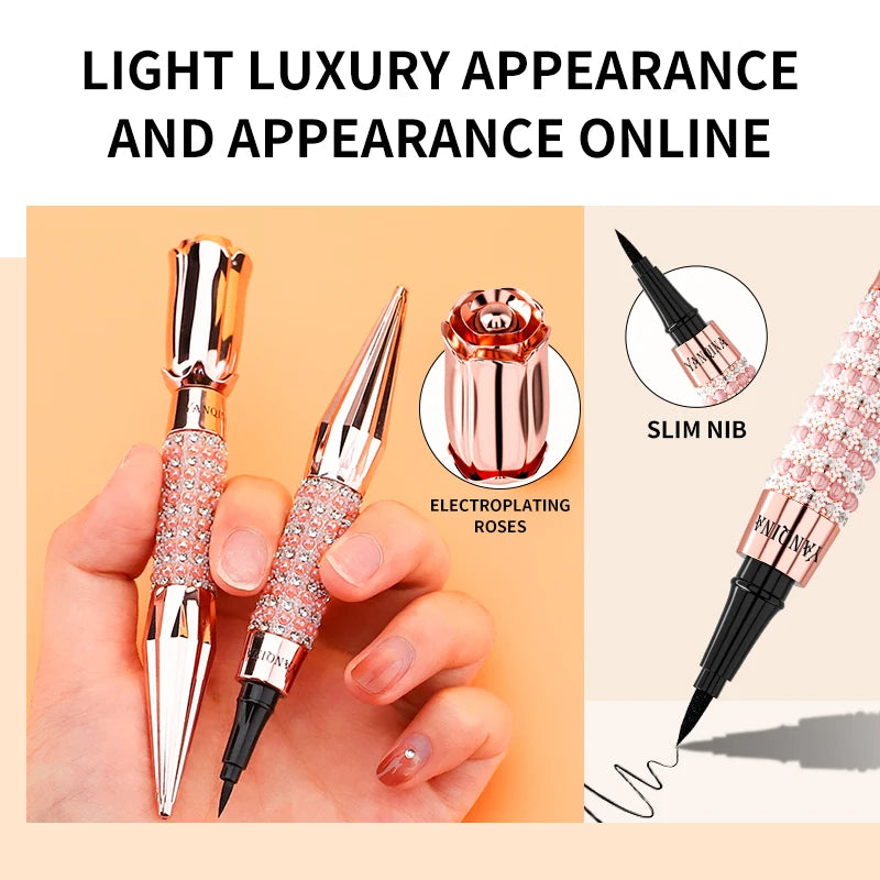 Yanqina Precision Liquid – Eyeliner – Waterproof, Quick-Dry, Long-Lasting Black✨