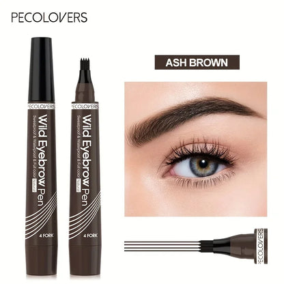 Eyebrow Tattoo Pen – (4-Tip) – Waterproof, Long-Lasting, 5 Shades✨