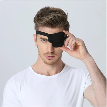 Black Single Eyepatch – Blindfold Adjustable Eye Mask 🖤😴