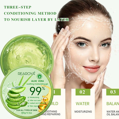 Aloe Vera (99%) – Soothing Gel Cream✨