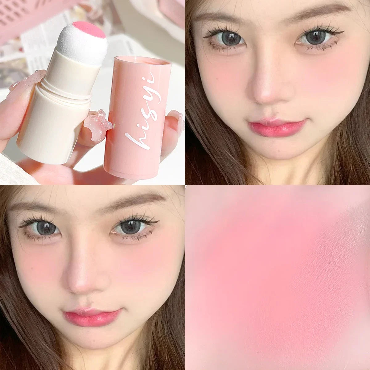 Velvet Mist Blush – Stick – Long-Lasting Cream Blush For Lips & Cheeks, Natural Korean-Style Glow✨