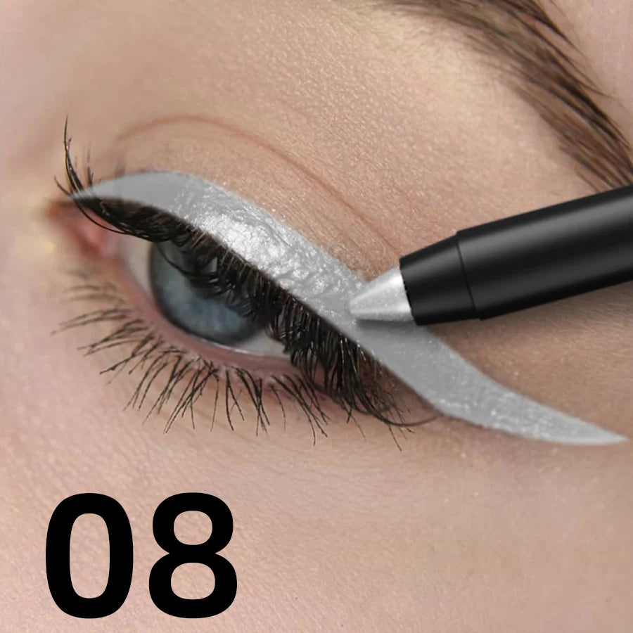 Metallic Eyeliner Pen – – Waterproof, Shimmer, High-Pigment (10-Color )✨