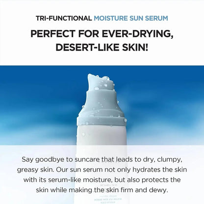 Hyalu-Cica Water Sunscreen – Spf50+ – Hydrating Korean Sun Serum✨