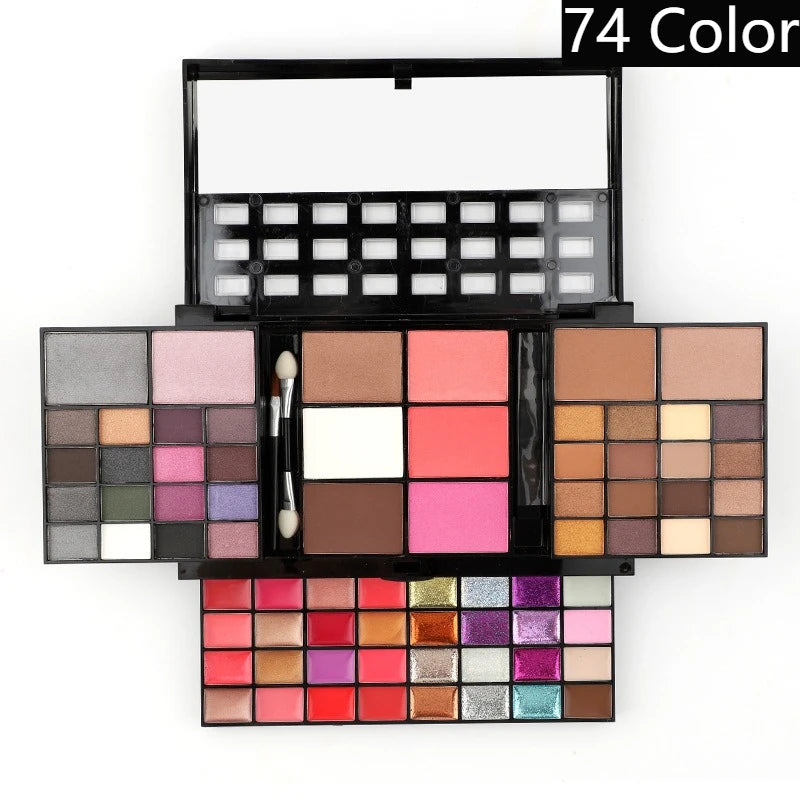 74/78 Color Pro – Makeup Palette – Full Face Eyeshadow, Blush✨