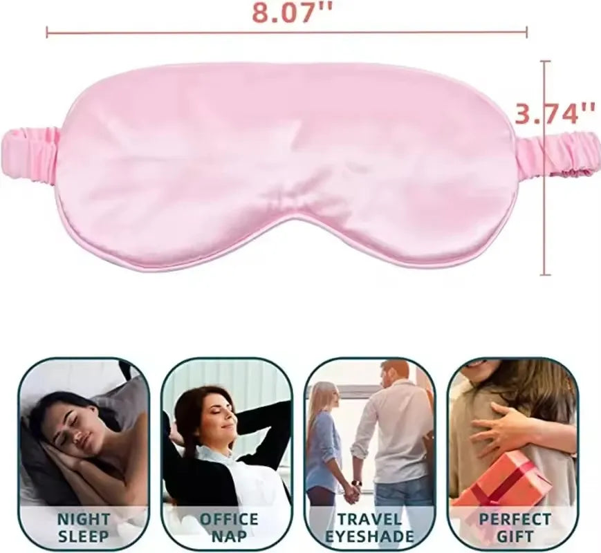 Imitated Silk Eye Patch Shading Sleep Eye Mask 😴✨