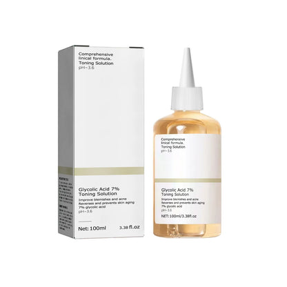 Glycolic Acid 7% Toning Solution To Remove Acne, Moisturize Skin  and Rejuvenating Lotion (100ml )
