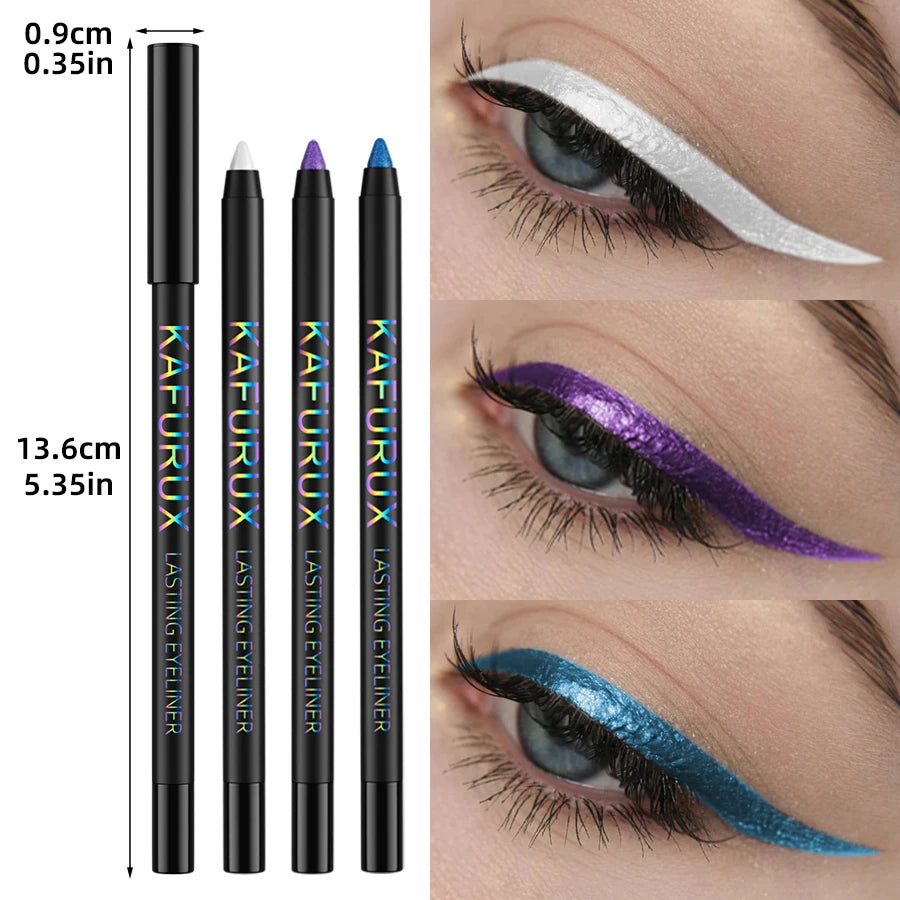 Metallic Eyeliner Pen – – Waterproof, Shimmer, High-Pigment (10-Color )✨