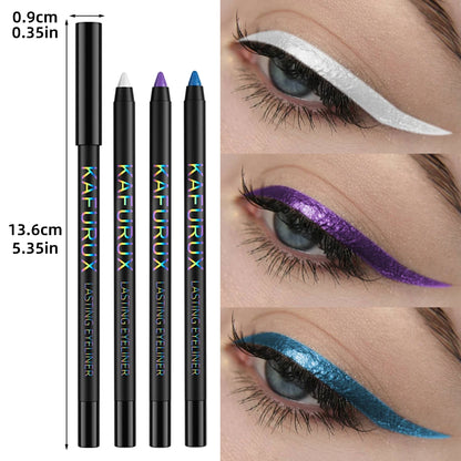 Metallic Eyeliner Pen – – Waterproof, Shimmer, High-Pigment (10-Color )✨