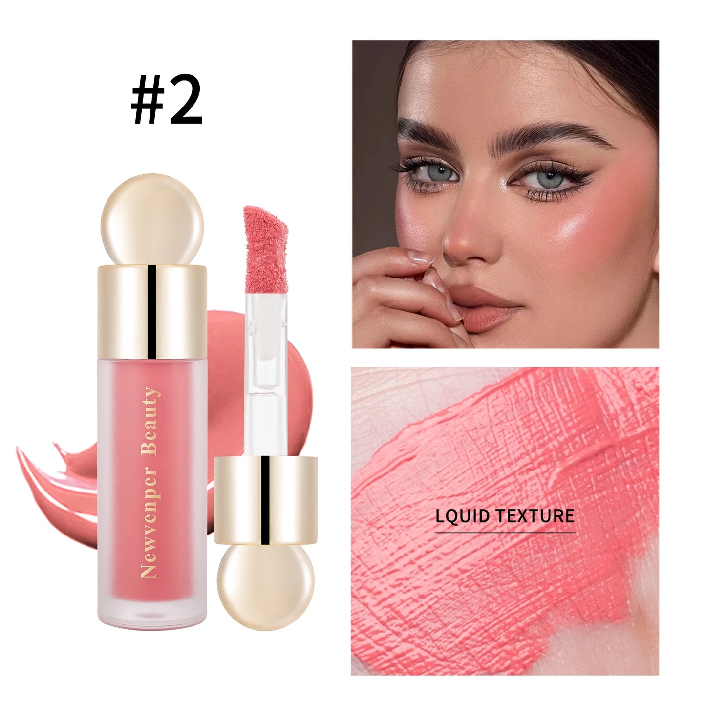 Face & Body – Liquid Highlighter, Blush & Contour Set✨