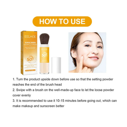 Mineral Sunscreen Setting Powder Spf 50 – Oil-Control Matte Finish✨