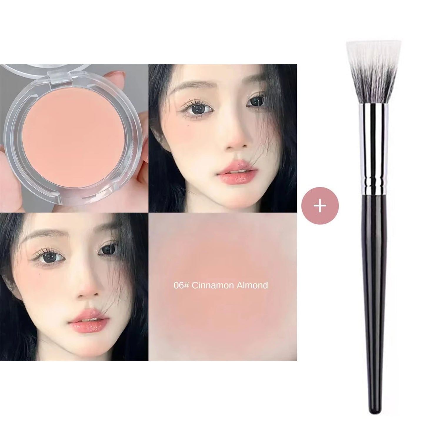 Matte Monochrome Blush – Powder – Natural Cheek Color Brightening Waterproof Face Makeup✨