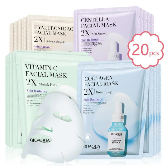 Centella - Collagen Face Mask – Vitamin C & Hyaluronic Acid ✨