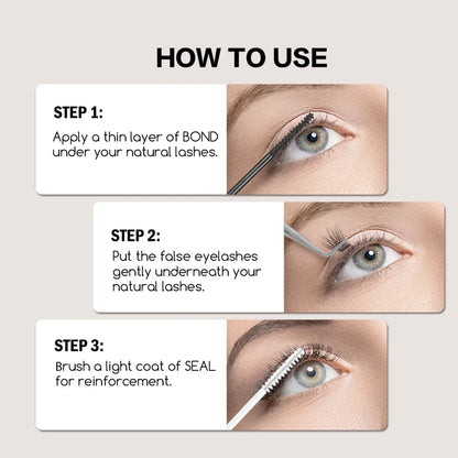 Clear Lash Glue – – Bond & Seal, Waterproof Quick-Dry Adhesive✨
