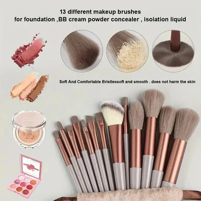 Professional Makeup Brush – Set – Soft Fluffy Foundation, Powder, Eyeshadow &amp; Kabuki Blending Brushes✨