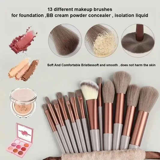 Professional Makeup Brush – Set – Soft Fluffy Foundation, Powder, Eyeshadow &amp; Kabuki Blending Brushes✨