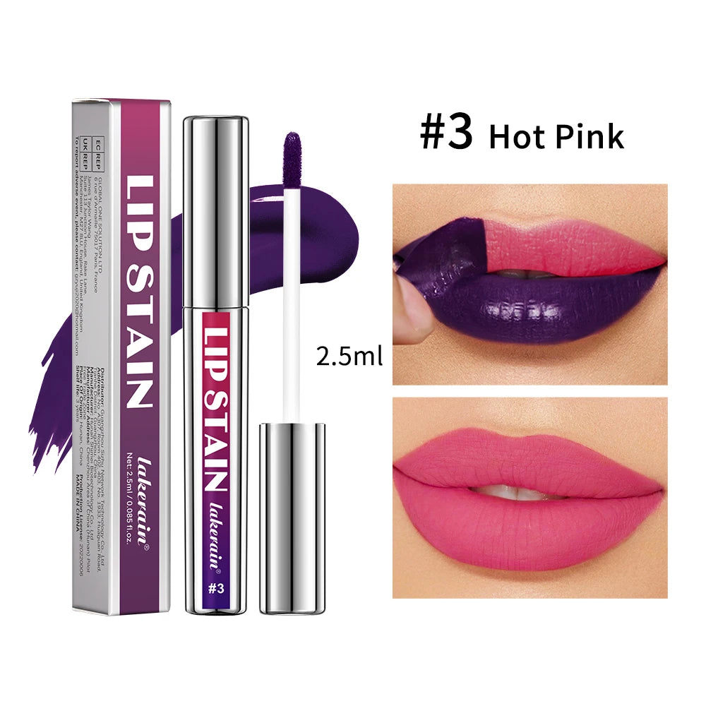 Peel-Off Lip Stain – Kit (3Pcs) – Long Lasting Waterproof Transfer-Proof Pink Lip Tint Set✨