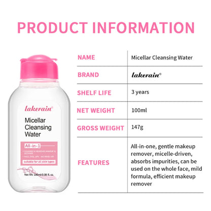 Mild Micellar Cleansing – Water – All-In-One Gentle Makeup Remover✨