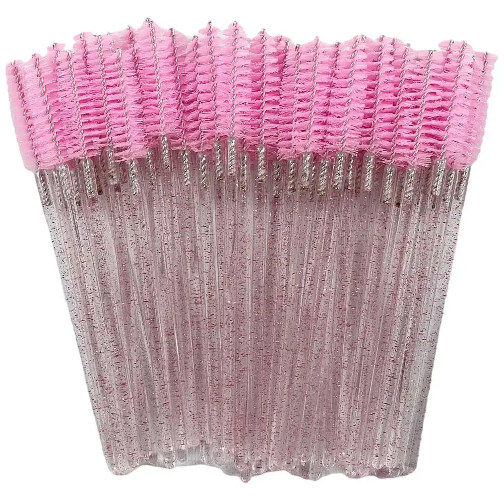 Disposable Eyelash & – Eyebrow Brushes – Crystal Handle Mascara Wands✨