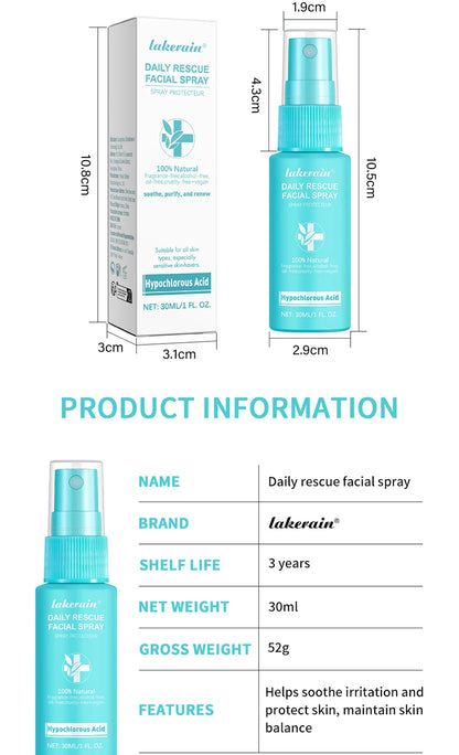 Ph Balancing Facial – Spray – Hypochlorous Acid Soothing Toner✨