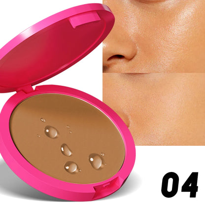 Natural Matte Pressed – Powder – Oil Control Brightening Compact Foundation &amp; Concealer Face Powder✨
