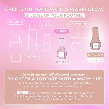 Tinted Glow Face – Serum – Bronzing Drops & Liquid Highlighter✨