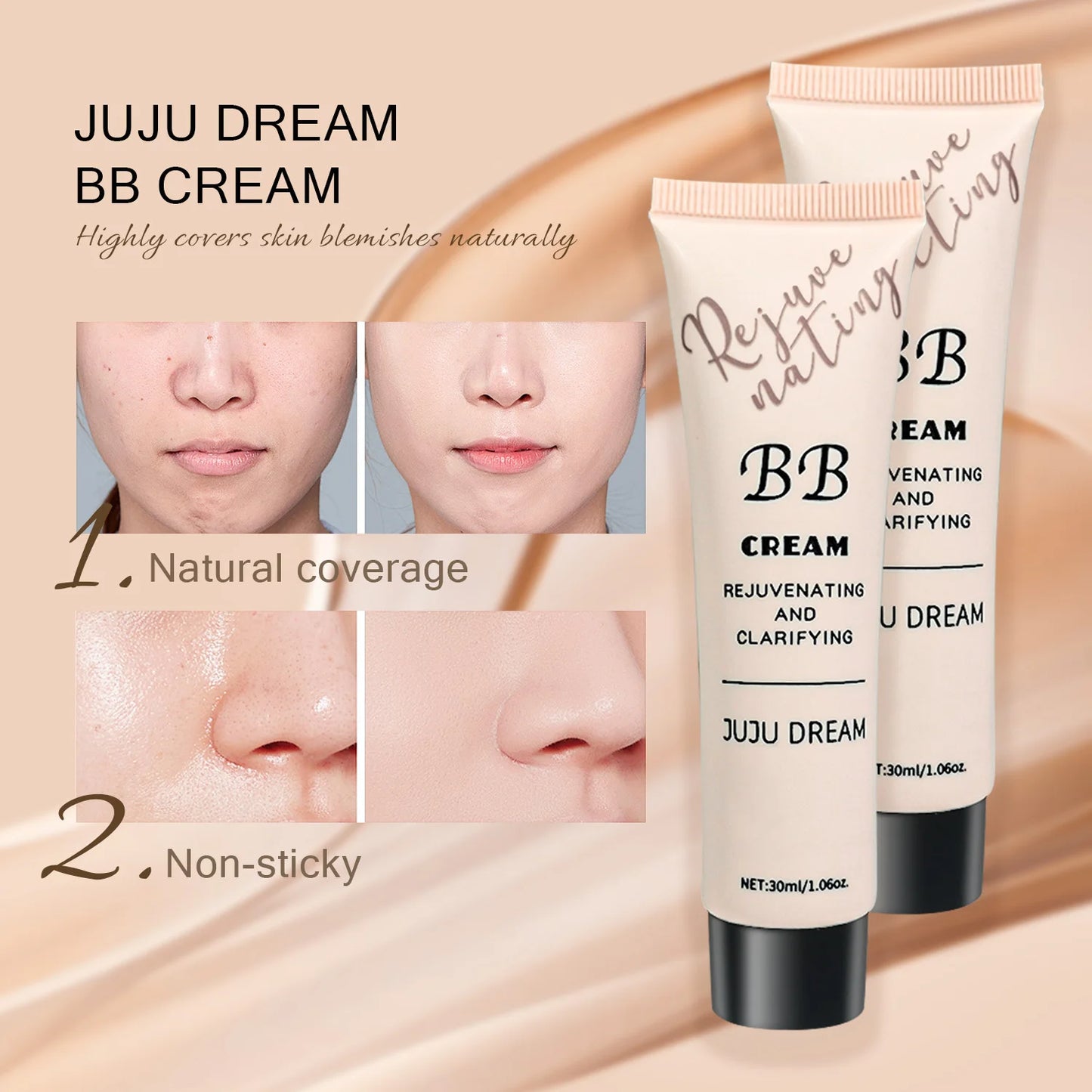 Hydrating Long-Lasting BB – Cream Foundation ✨