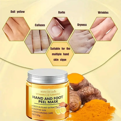 Vitamin C & Turmeric Hand & Foot Wax Mask ✨🤍