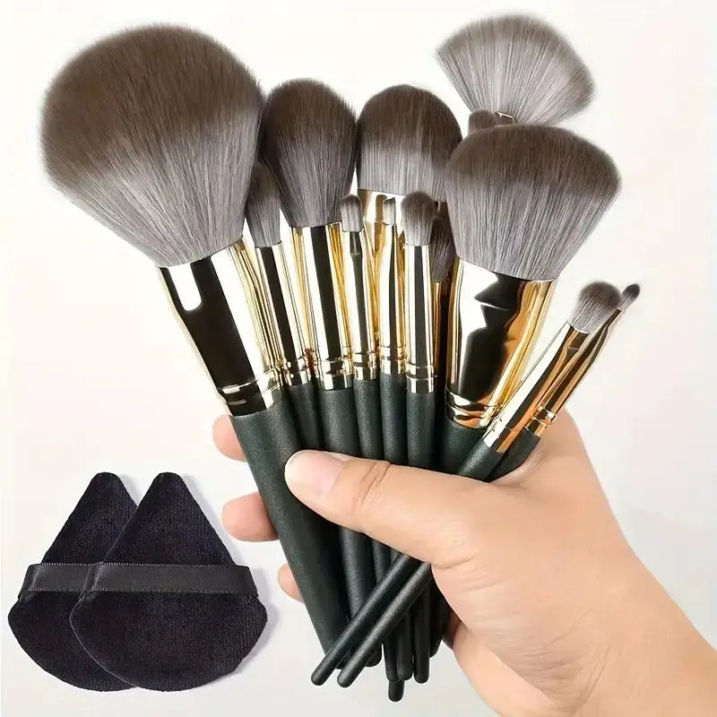 Professional Makeup Brush – Set – Soft Fluffy Foundation, Powder, Eyeshadow &amp; Kabuki Blending Brushes✨