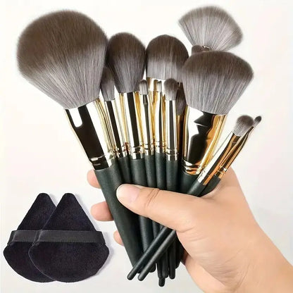 Professional Makeup Brush – Set – Soft Fluffy Foundation, Powder, Eyeshadow &amp; Kabuki Blending Brushes✨