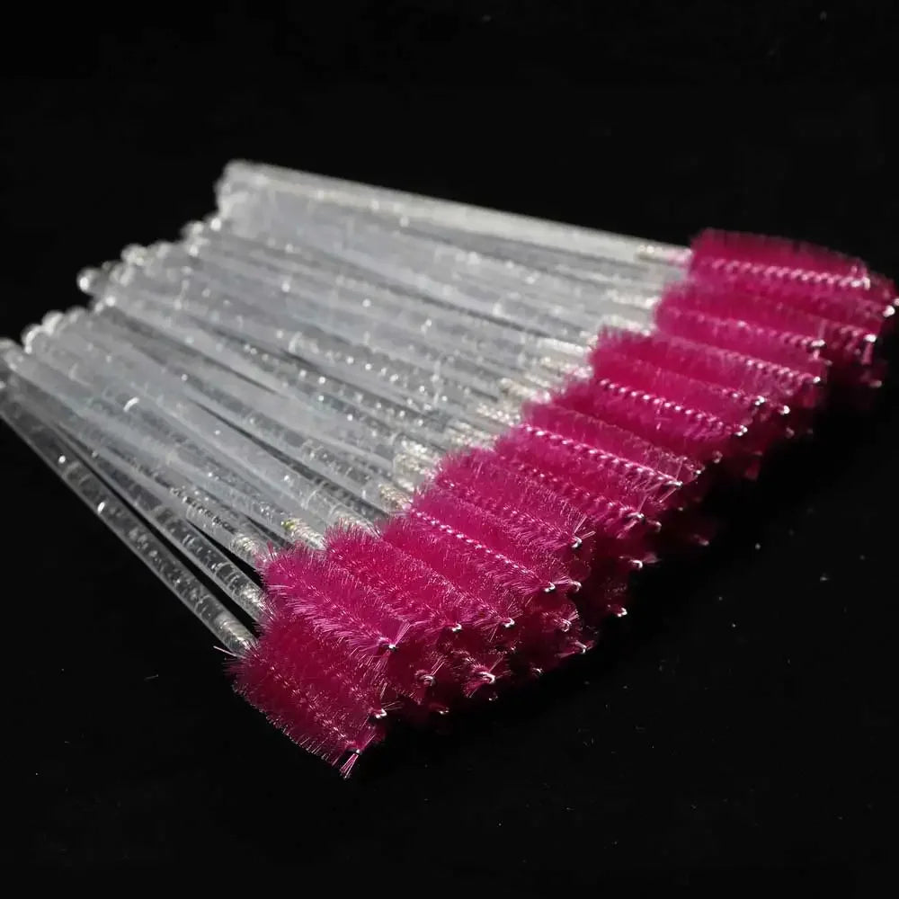 Disposable Eyelash & – Eyebrow Brushes – Crystal Handle Mascara Wands✨