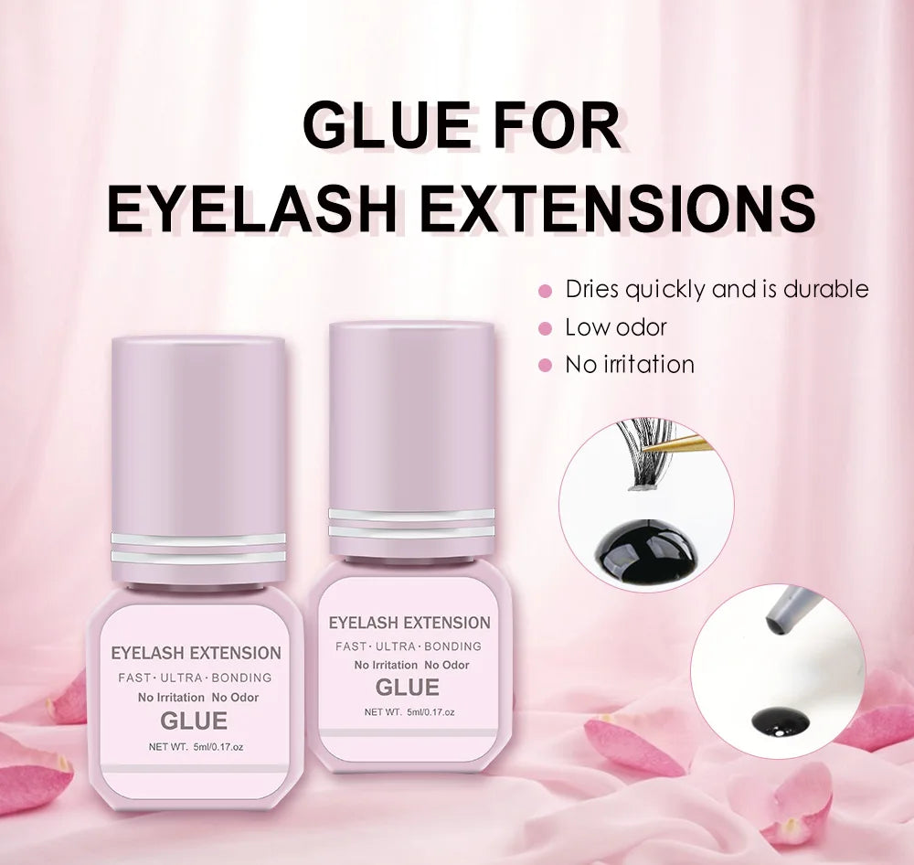Diy Eyelash Extension – Glue – Waterproof, Quick-Dry, 14-Day Hold✨