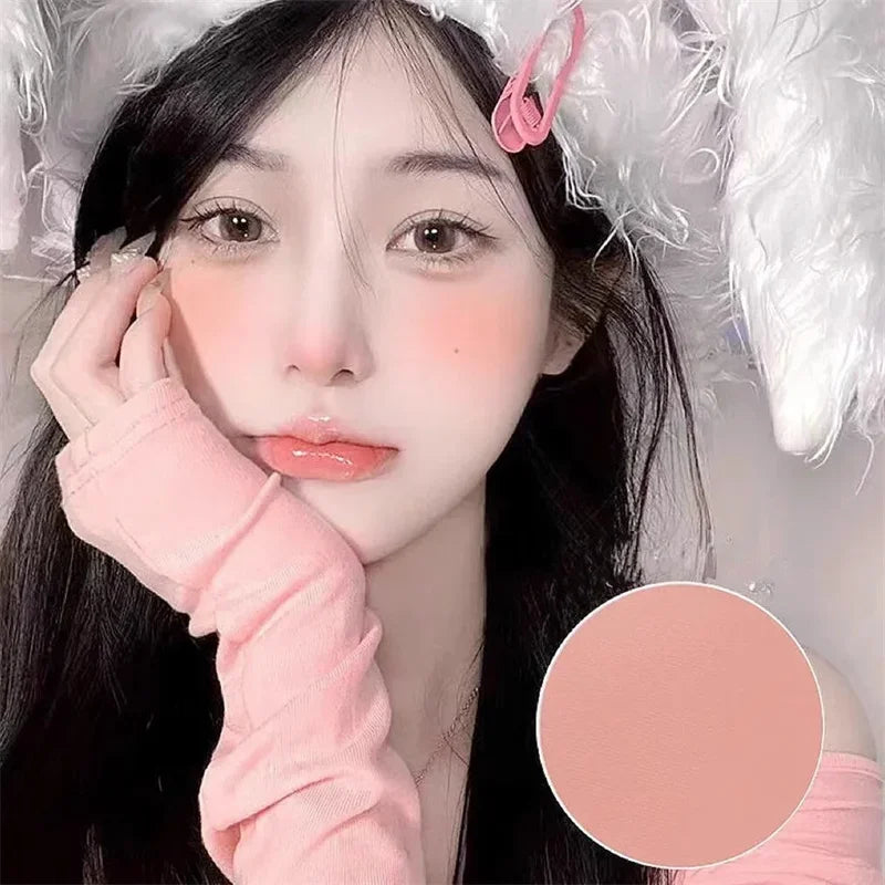 Matte Monochrome Blush – Powder – Natural Cheek Color Brightening Waterproof Face Makeup✨