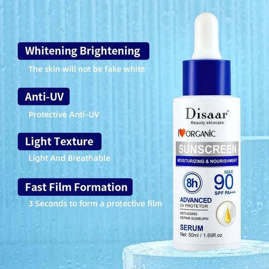 Disaar Spf 90 – Sunscreen Serum – Long-Lasting Uv Protection Essence✨