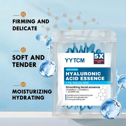 Hyaluronic Acid Capsule – Serum (30 Capsules) – Deep Moisturizing & Brightening Face Essence✨