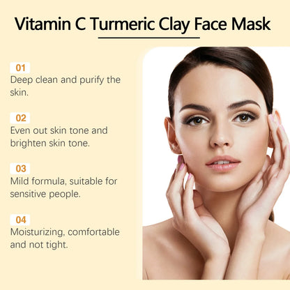 Vitamin C / Turmeric – Clay Mask✨