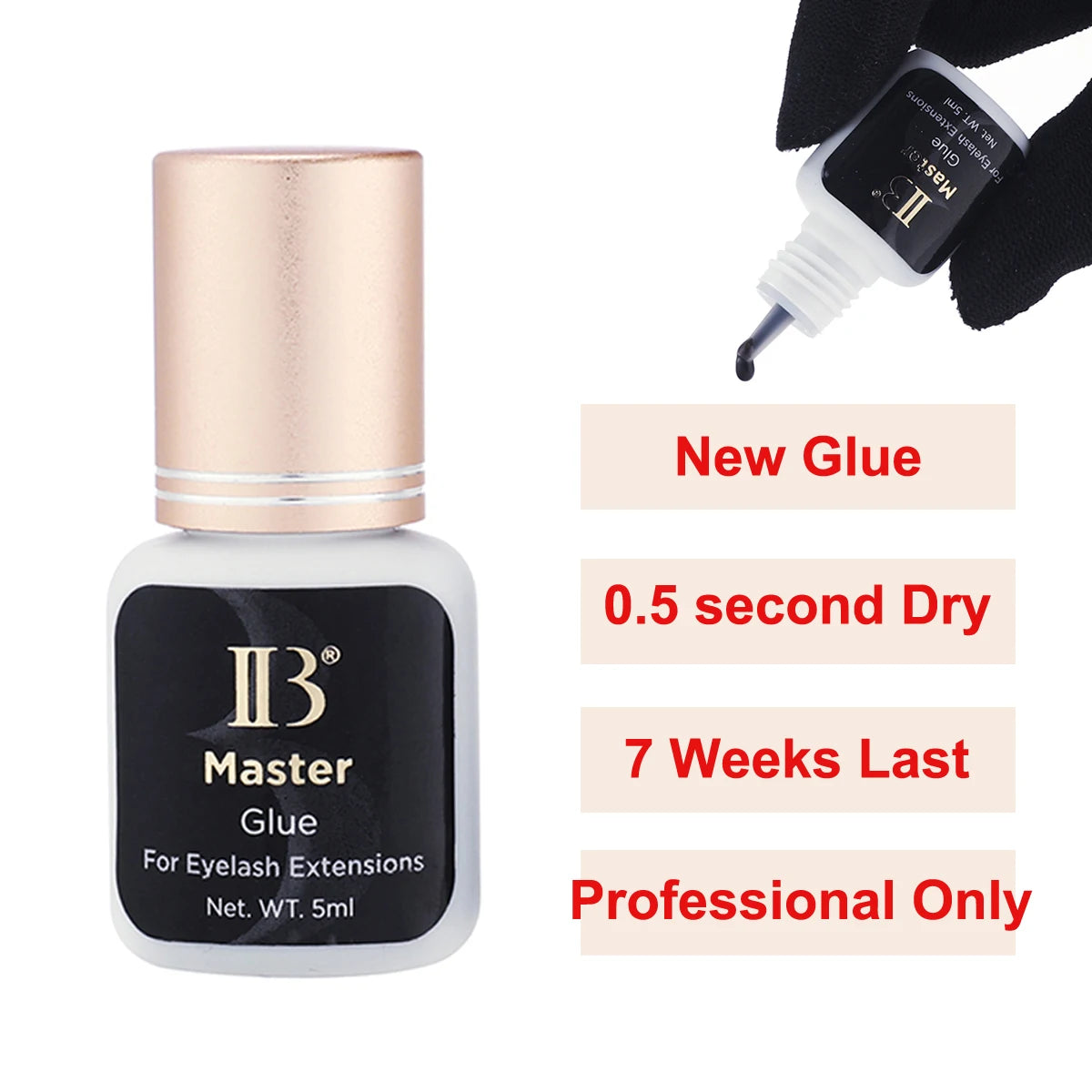 IB Super Plus – Lash Glue – Fast-Dry, Long-Lasting Professional Adhesive✨
