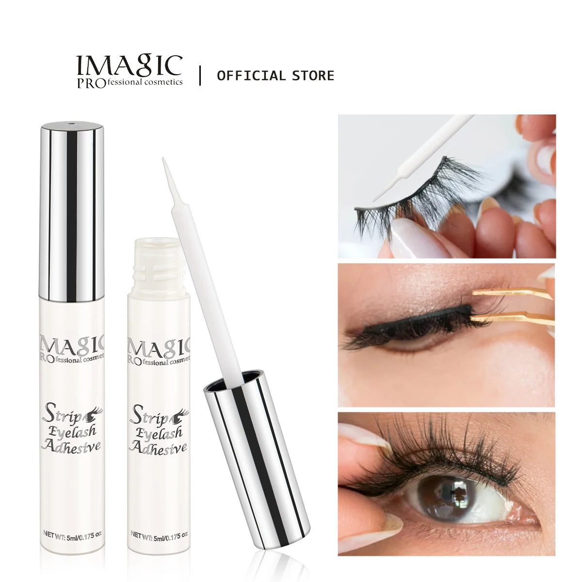 Imagic Lash Glue – & Primer – Waterproof, Quick-Dry, Long-Lasting✨
