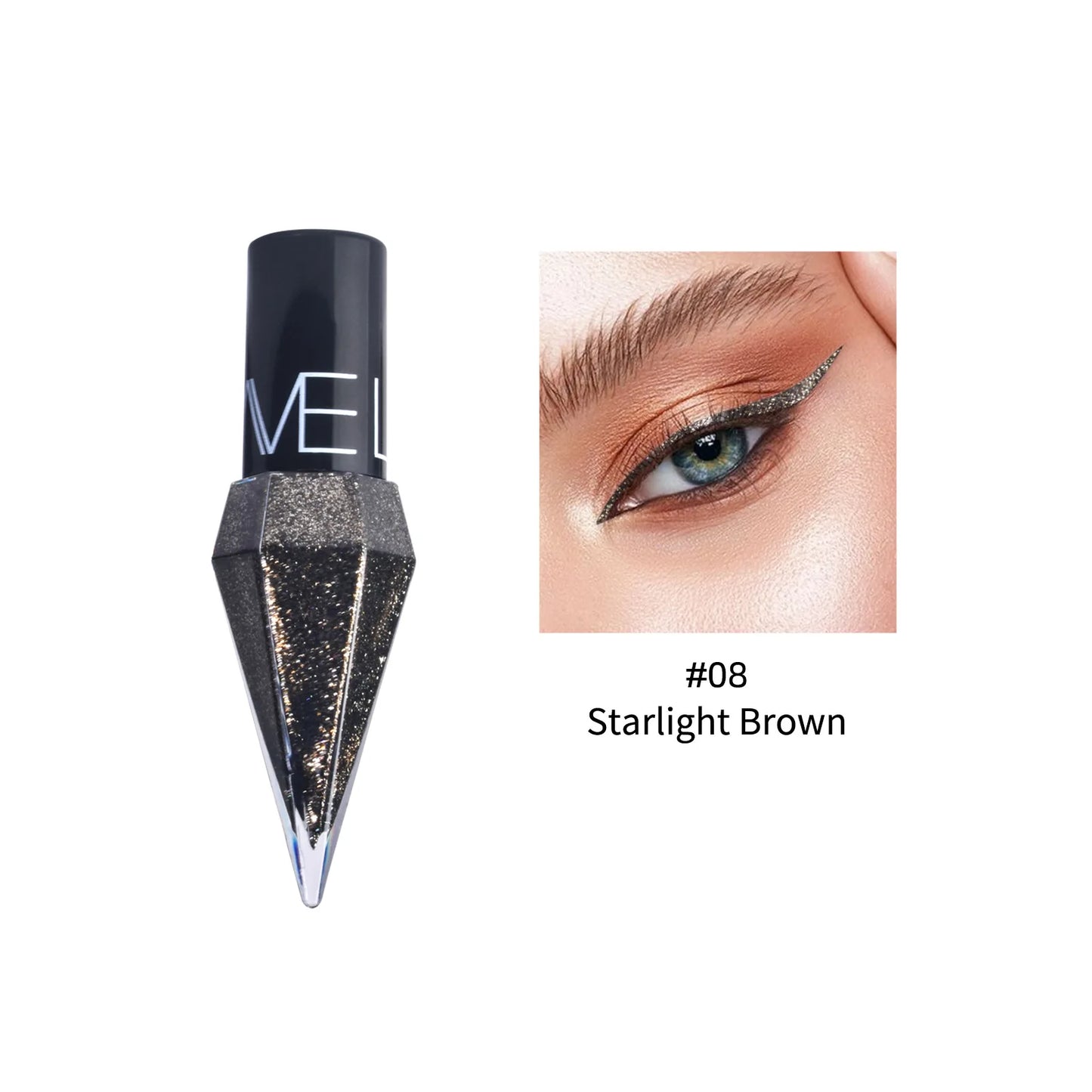 Diamond Shimmer Liquid – Eyeliner Pen – Waterproof, Quick-Dry, Long-Lasting (9-Colors)✨