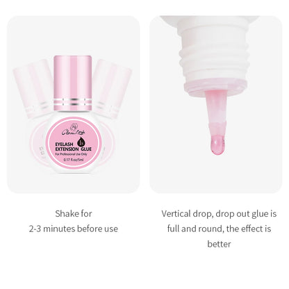 Professional Lash Glue – – 0.3–2 Sec Dry, Strong Hold Black✨